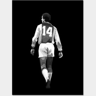 Johan Cruyff Legend Black And White Posters and Art